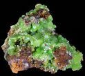 Apple Green Pyromorphite Crystal Cluster - China #63694-1